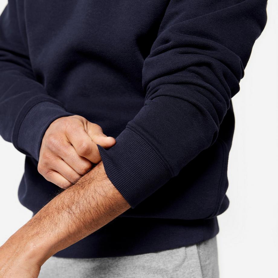 DOMYOS Sweatshirt Basique Chaud en Coton  