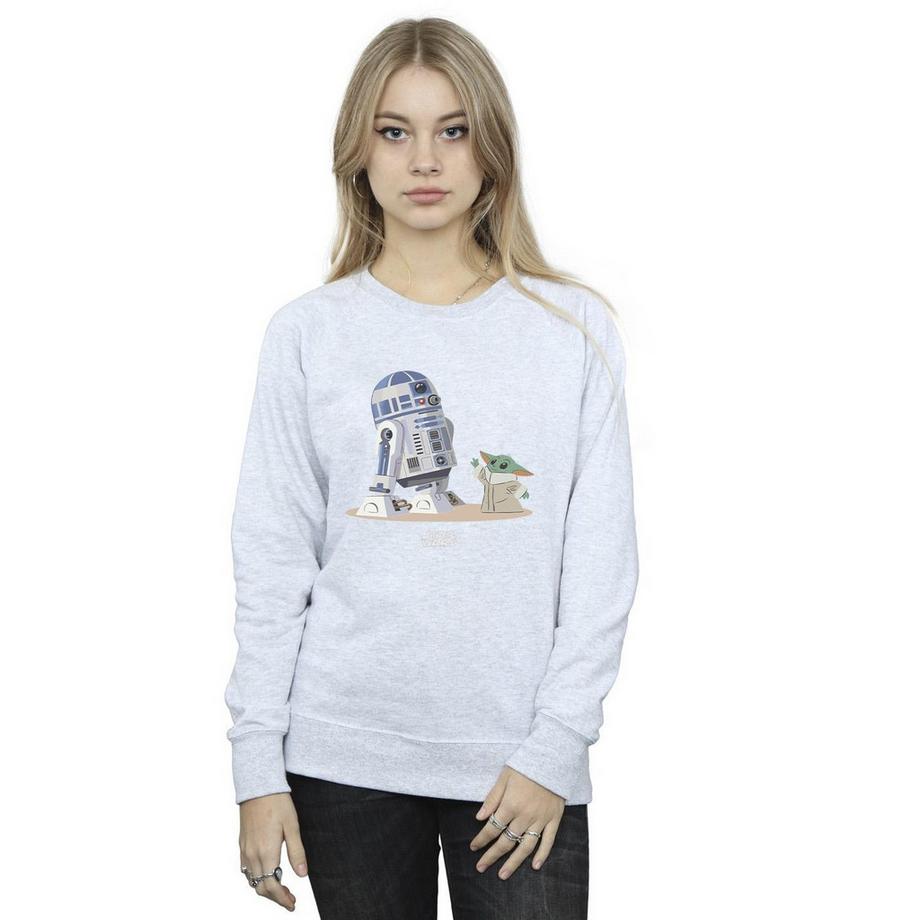 STAR WARS Star Wars The Mandalorian Sweatshirt Col Rond  
