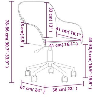 VidaXL Chaise de salle à manger velours  