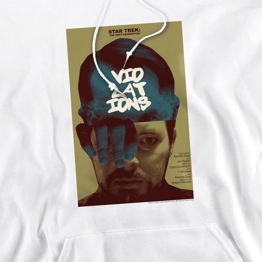 Star Trek The Next Generation Stagione 5 Episodio 12 Felpa con Cappuccio  