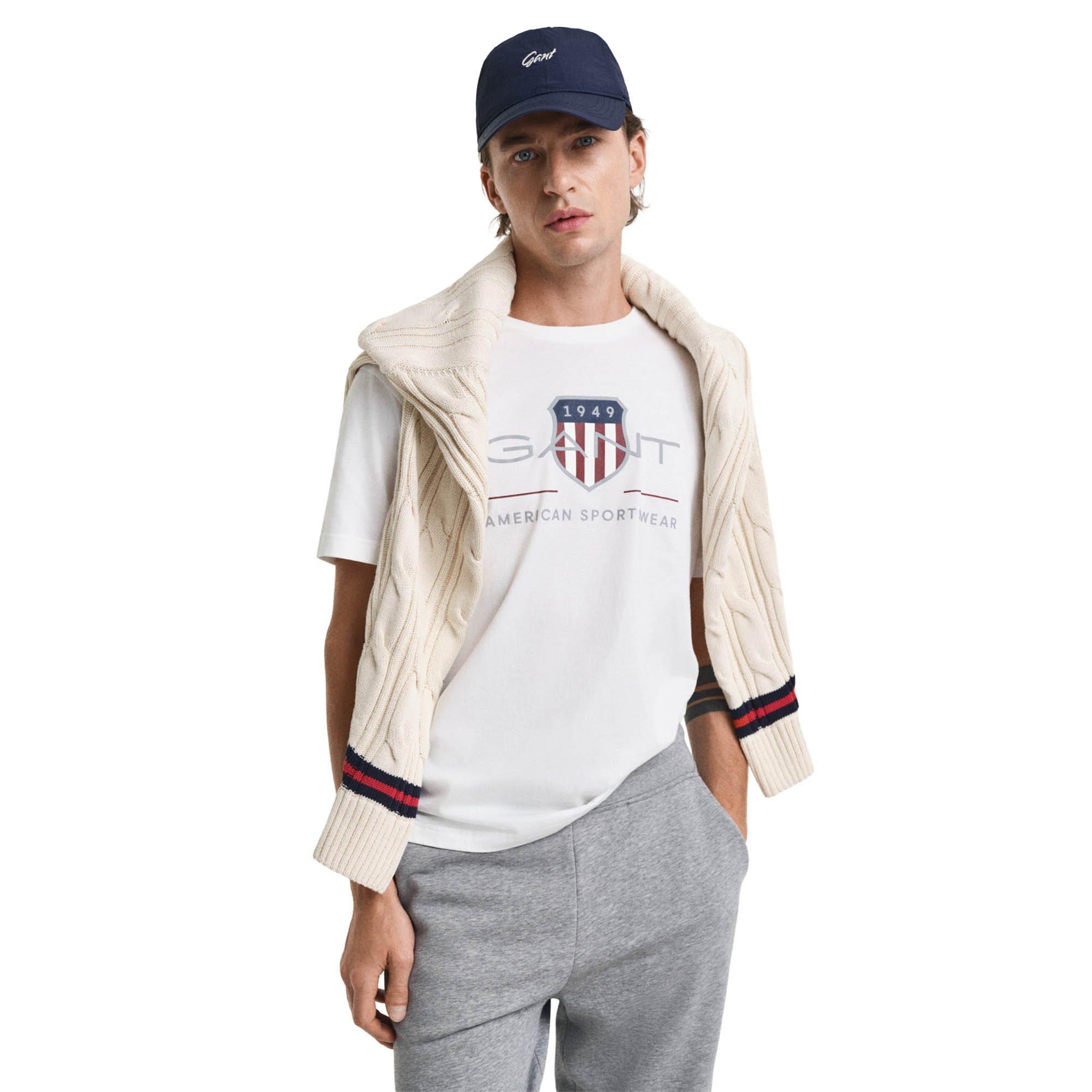 GANT Shield Logo Regular Fit T-Shirt  