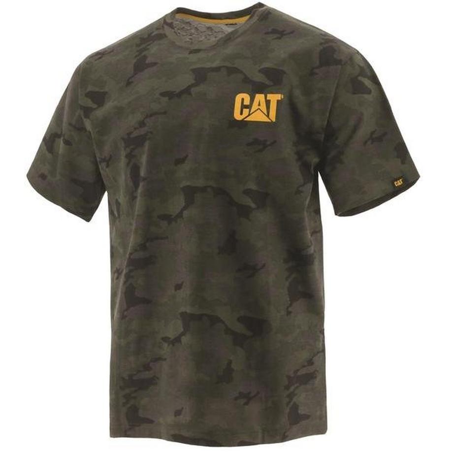 Caterpillar Trademark Camouflage T-Shirt  