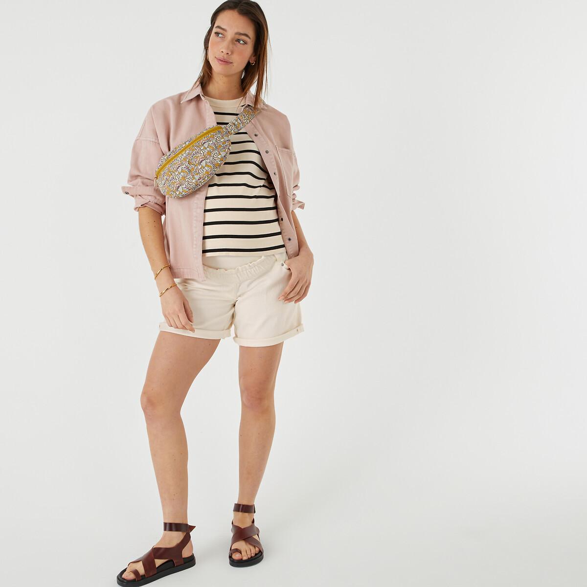 La Redoute Collections  Umstandsshorts aus Denim 