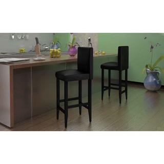 VidaXL Tabouret de bar cuir artificiel  