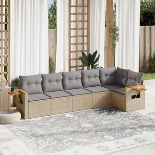 VidaXL Garten sofagarnitur poly-rattan  