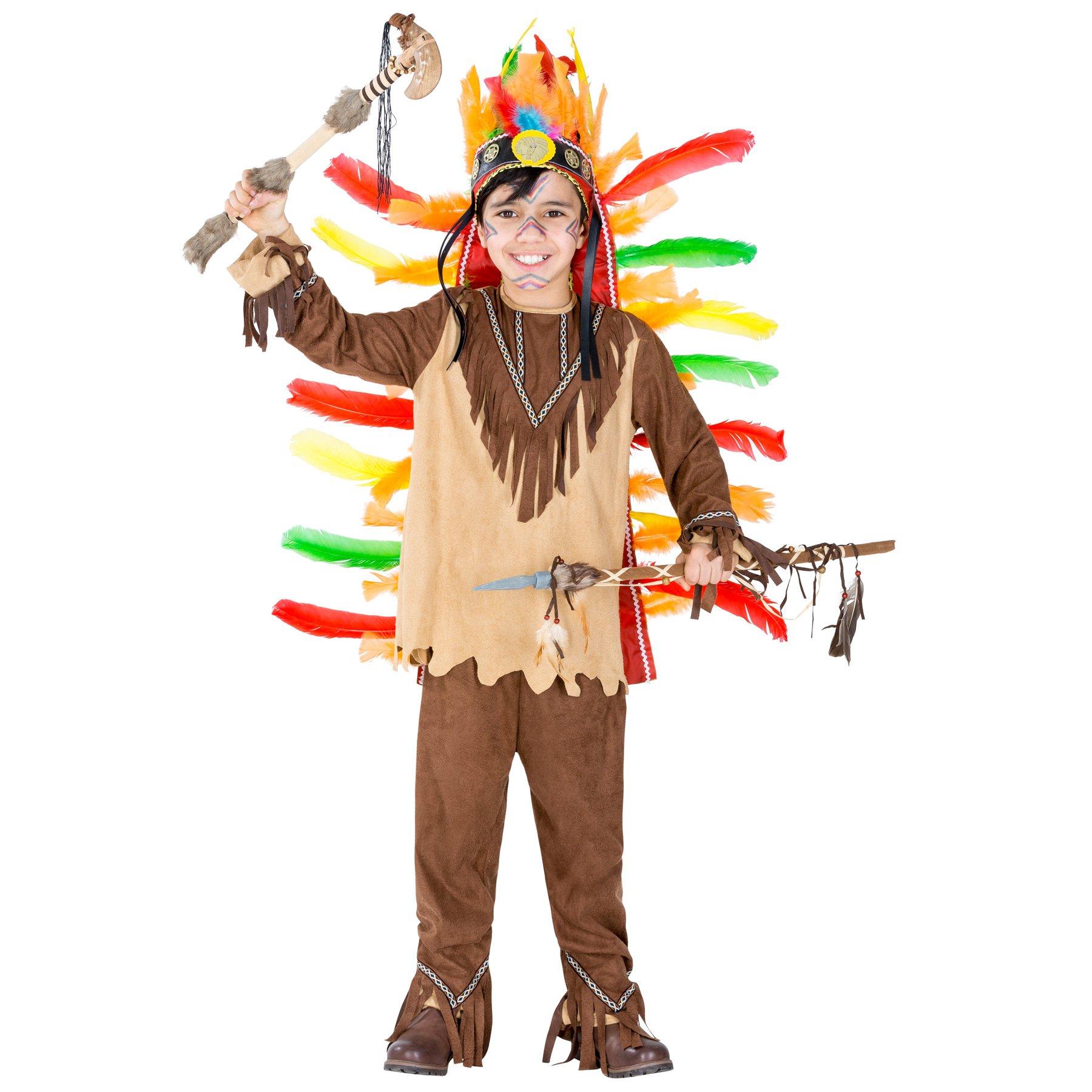 Tectake  Costume da bambino/ragazzo - Piccolo indiano Sioux 