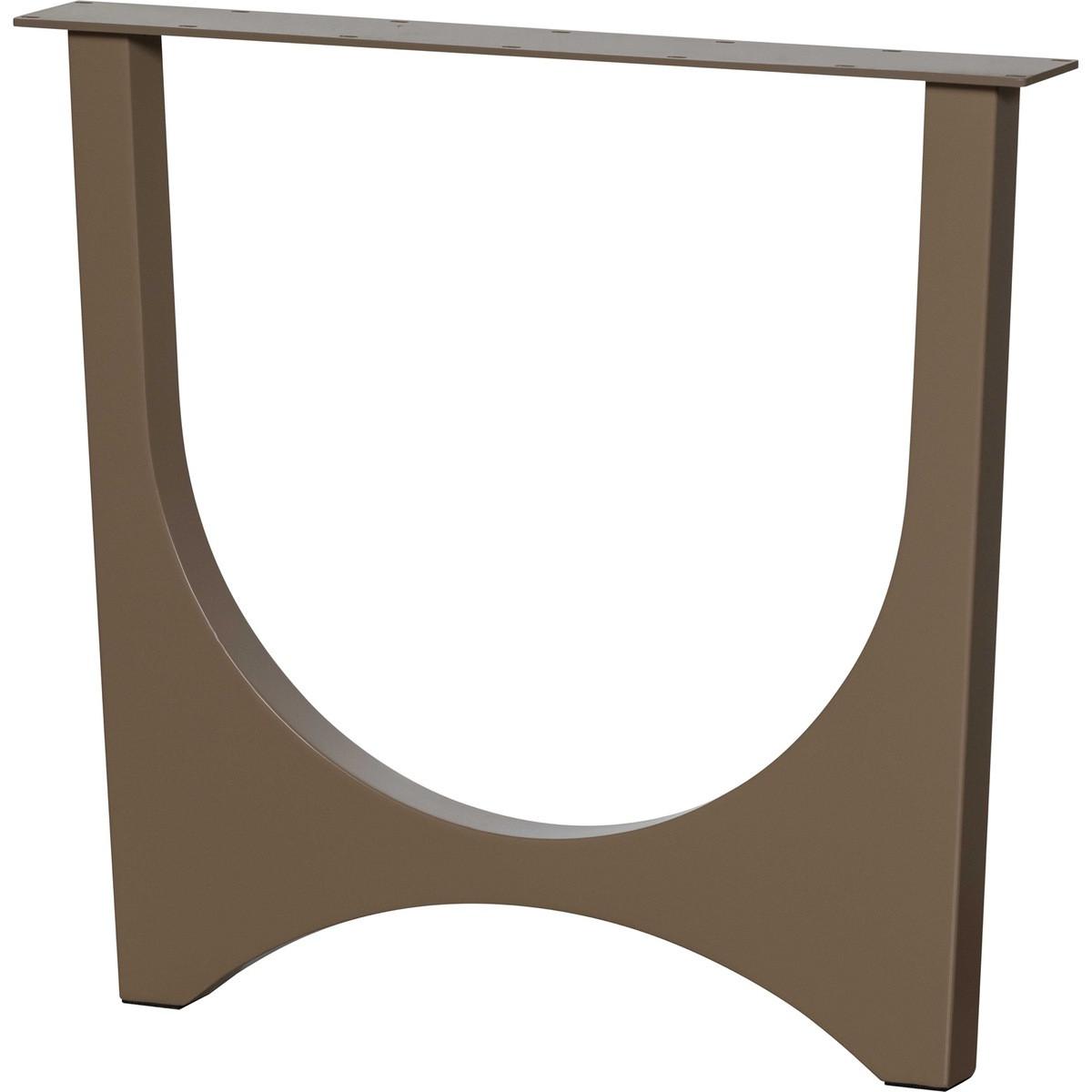 mutoni living Piètement de table Zaandam sable foncé  