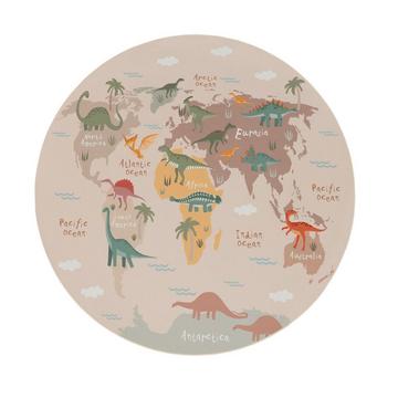 Teppich Kinderzimmer Dinosauriert Welt Rutschfest