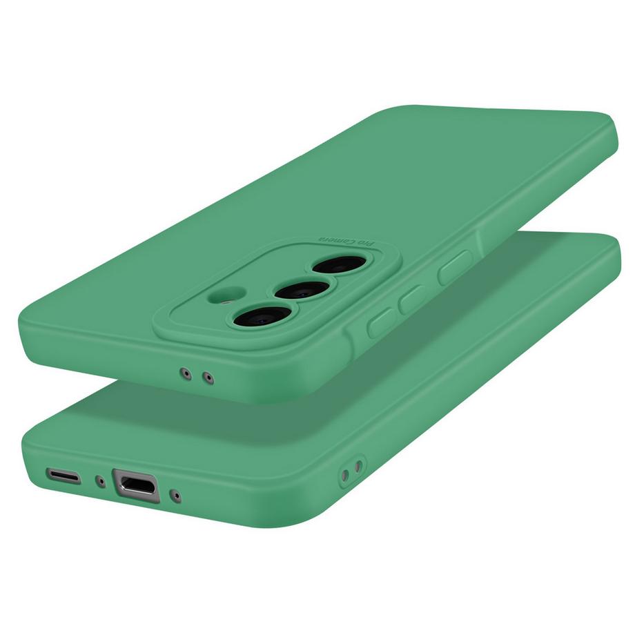 Avizar  Coque Samsung A36 Silicone Lisse Vert 