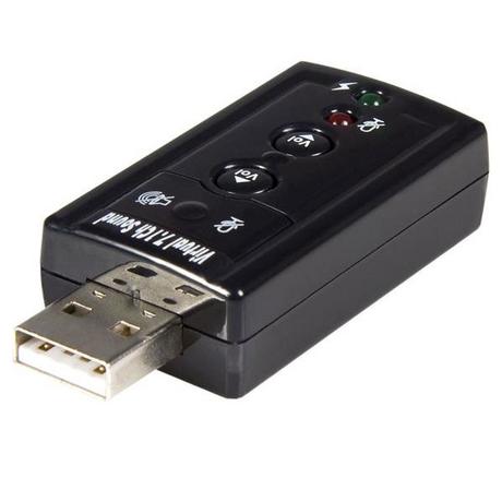 STARTECH.COM  StarTech.com USB Audio Adapter 7.1 - USB Soundkarte extern 