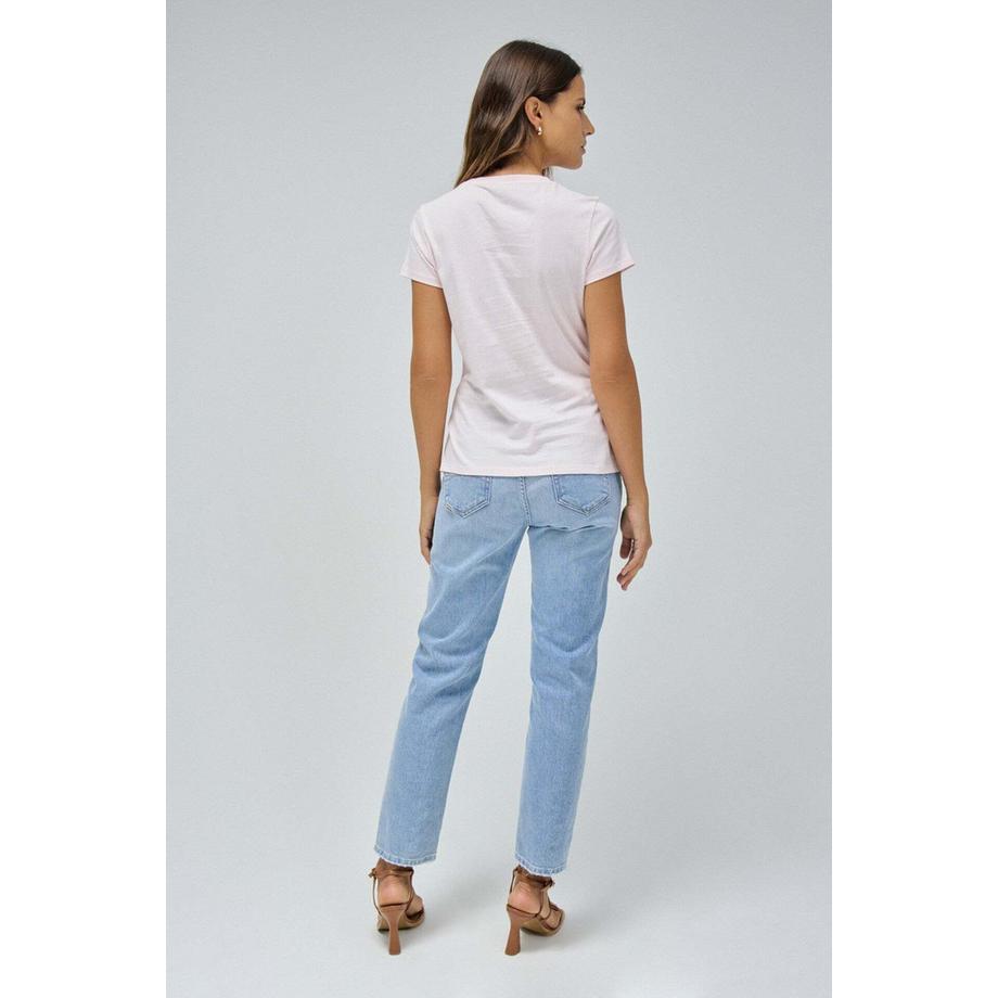 Salsa Jeans Institutional Beaded Branding T-Shirt  