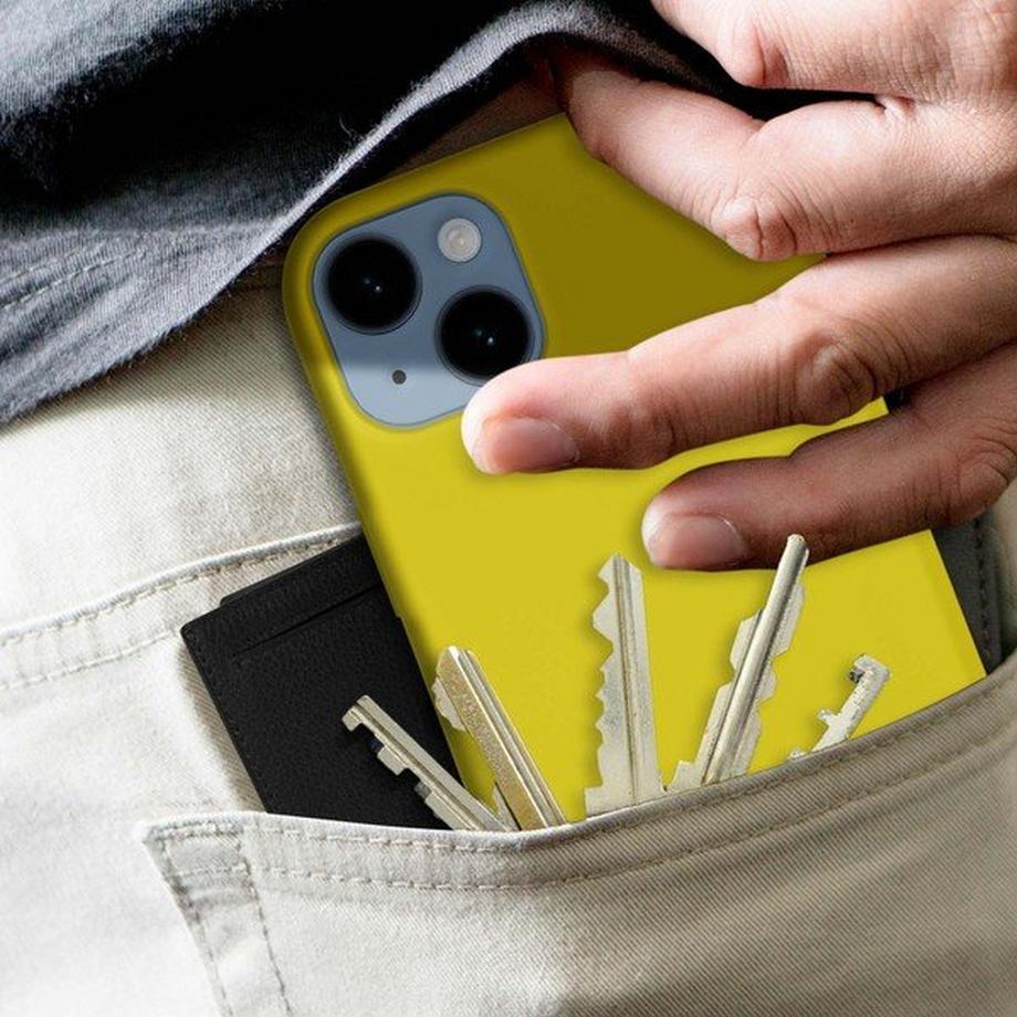Avizar  Coque iPhone 14 Plus Soft Touch Jaune 
