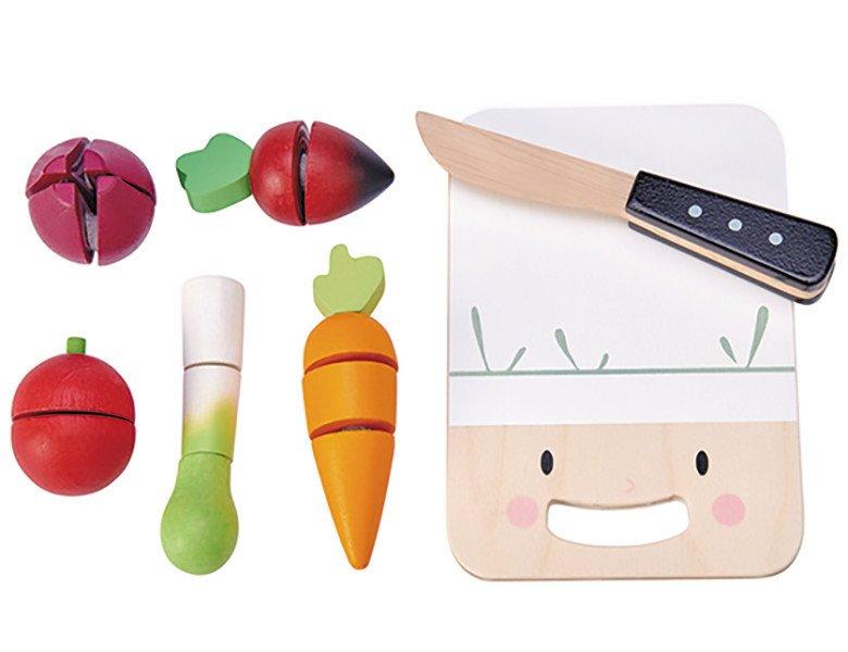 Tender Leaf Toys  Rollenspiele Schneidebrett & Gemüse 