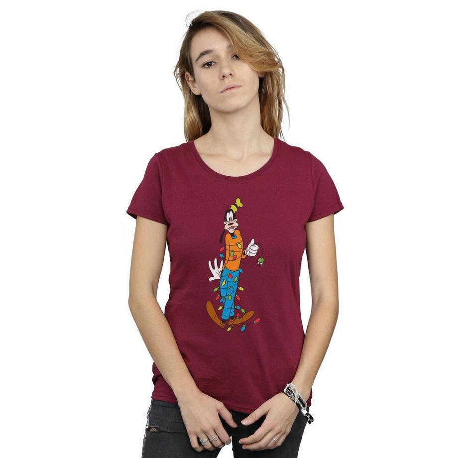 Disney Goofy Weihnachtsbeleuchtung T-Shirt  