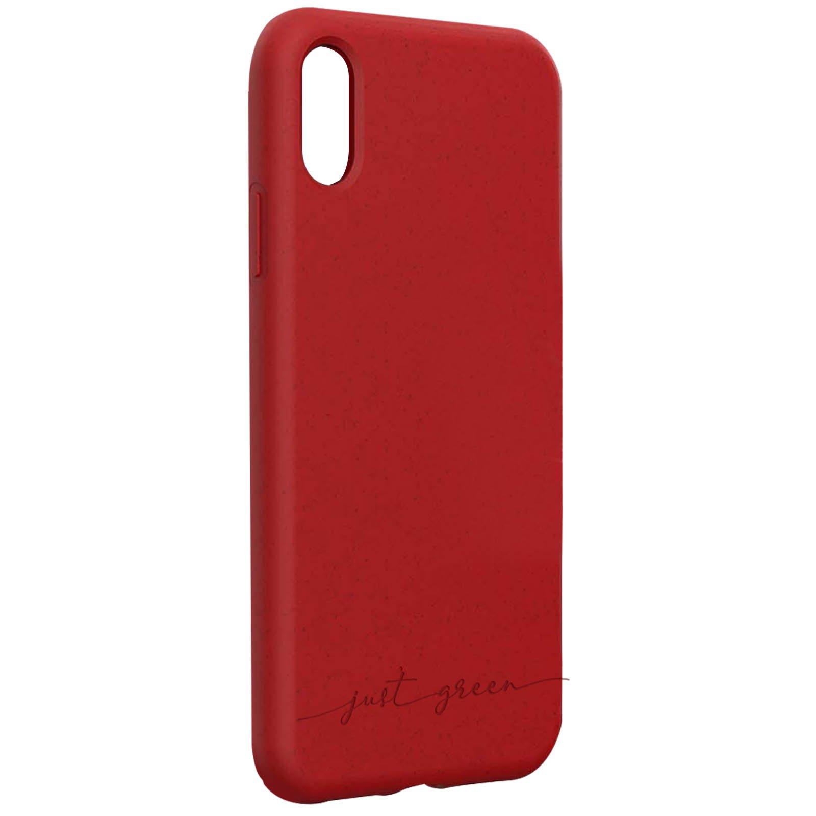 Just green  Coque iPhone XR Rouge Recyclable 