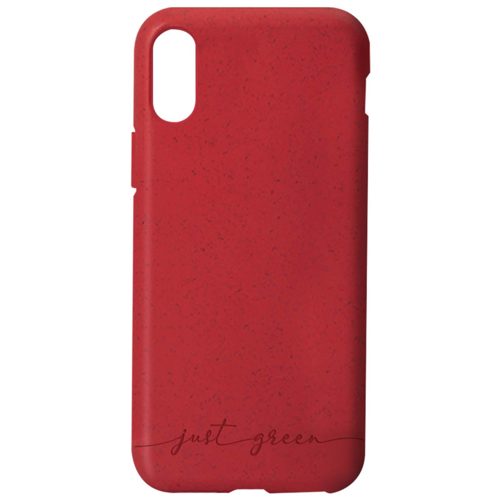 Just green  Coque iPhone XR Rouge Recyclable 