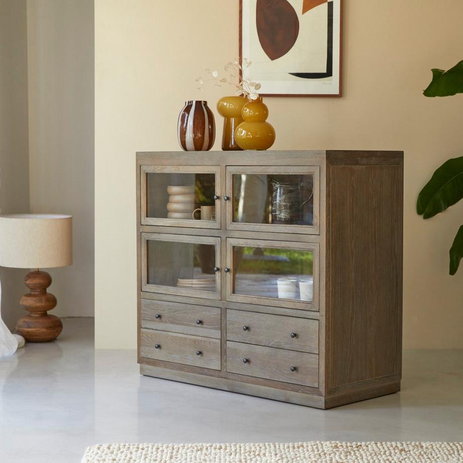Tikamoon Sideboard aus Eiche 110 cm Pablo  