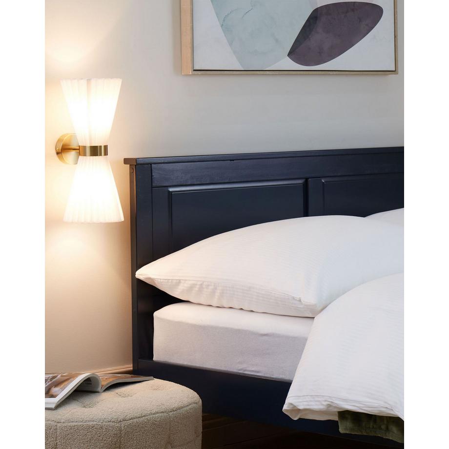 Beliani Lot de 2 lampes murales en Coton  TELANG  