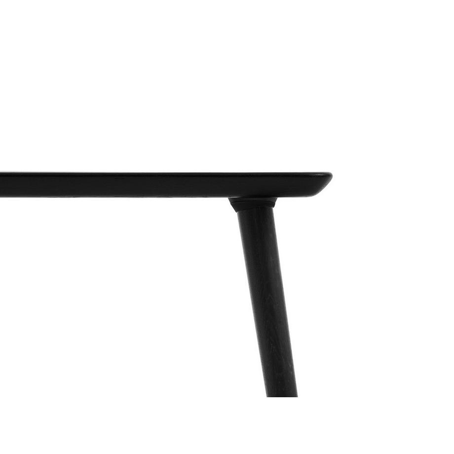 Oakywood Classic Desk - Klassischer Schreibtisch aus Massivholz - Schwarz / 120x60  