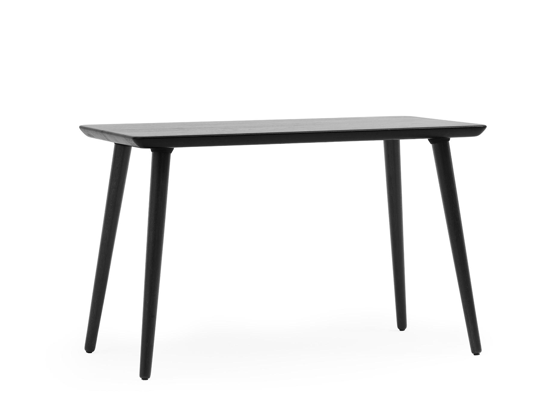 Oakywood Classic Desk - Scrivania classica in legno massiccio - Nero / 120x60  