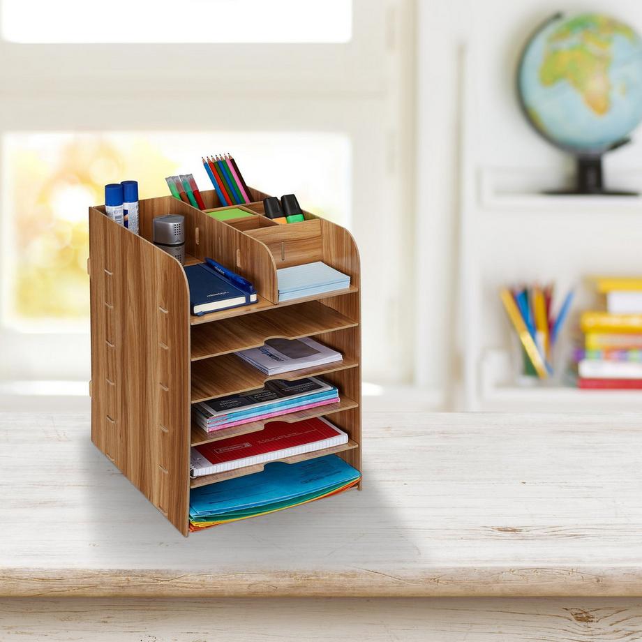 Northix  Organiseur de bureau avec compartiment de rangement 