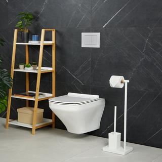 B2X WC-Garnitur mit 2 Ersatzbürstenköpfen  