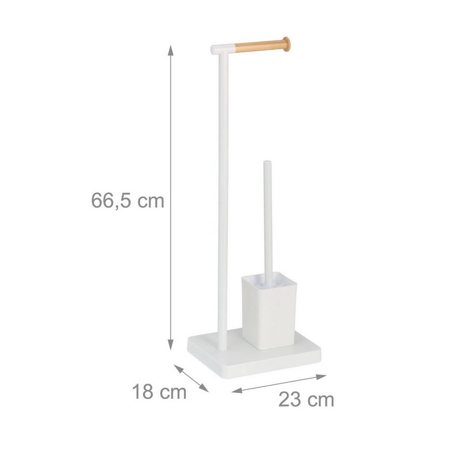 B2X Set WC con 2 testine di ricambio per scopino  