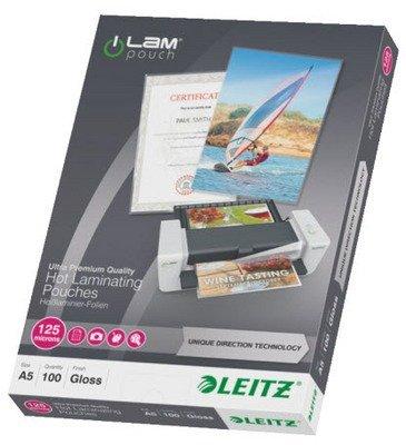 Leitz  Leitz Pellicola per plastificazione DIN A5 125 micron lucida 100 pz. 