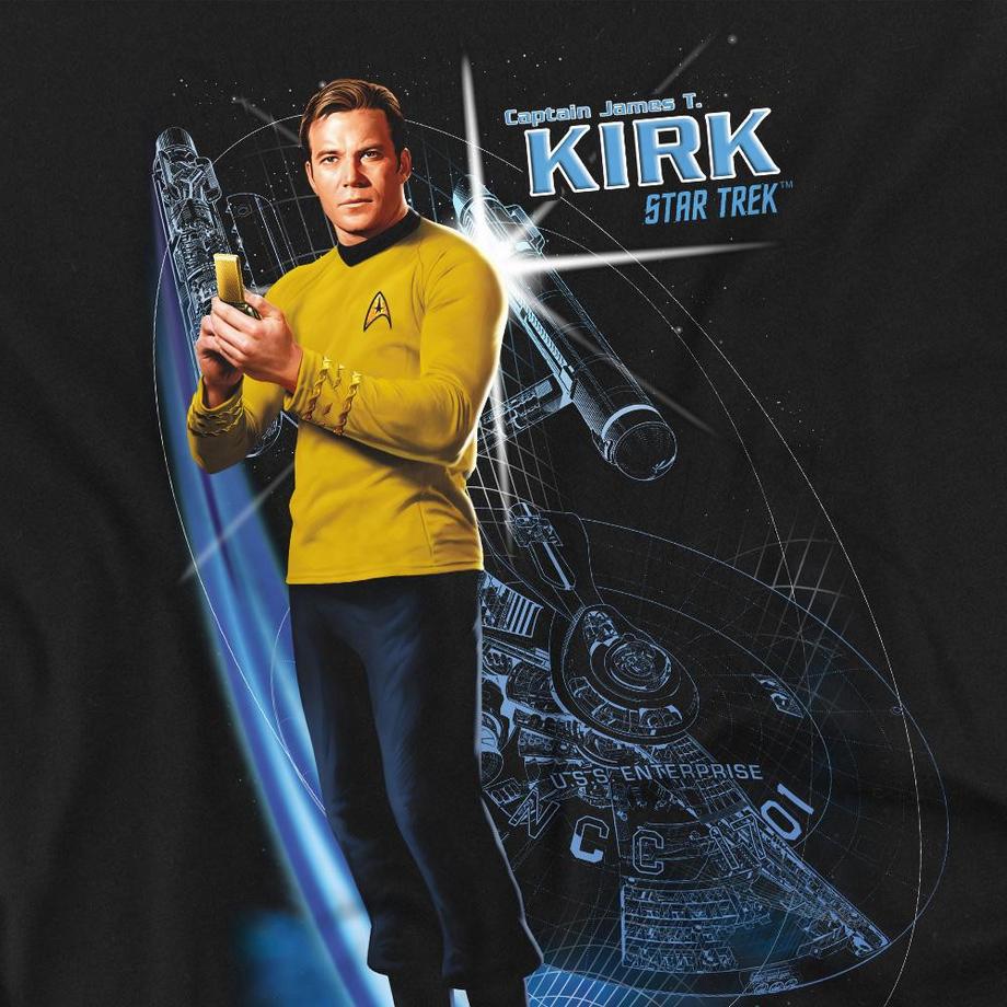 Star Trek Galactic T-Shirt Maniche Lunghe  