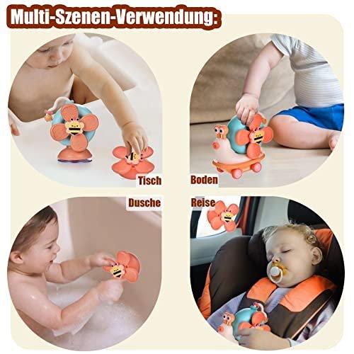 Activity-board  Hochstuhl Saugnapf Spielzeug Baby Spinner ab 6-12 Monate, Motorikspielzeug 