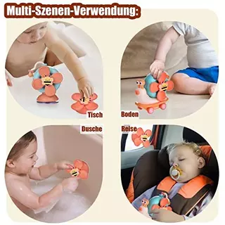 Activity-board Chaise haute ventouse jouet bébé spinner de 6 à 12 mois,  jouet de motricité
