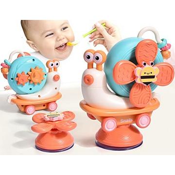 Hochstuhl Saugnapf Spielzeug Baby Spinner ab 6-12 Monate, Motorikspielzeug