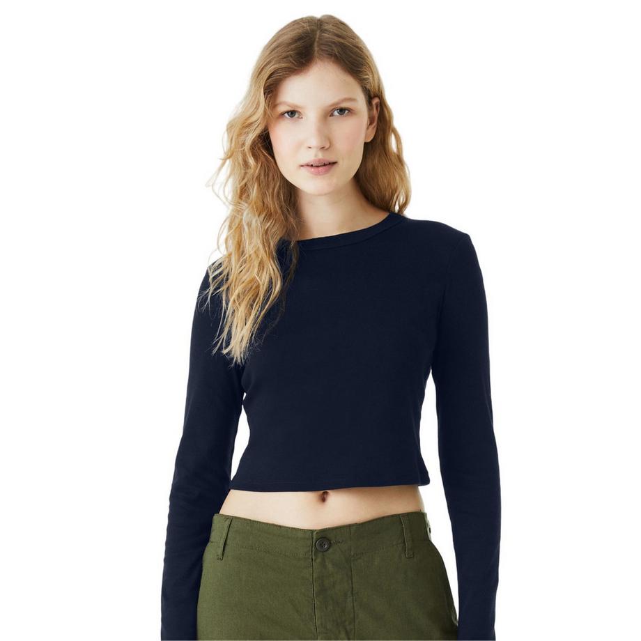 Bella + Canvas Kurzes Langarm Top  