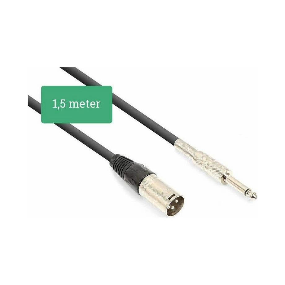 Vonyx  Vonyx CX312-1 cavo audio 1,5 m XLR (3-pin) 6.35mm Nero 