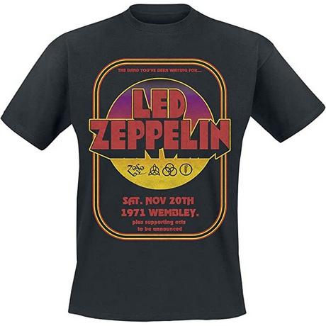 Led Zeppelin 1971 Wembley T-Shirt  