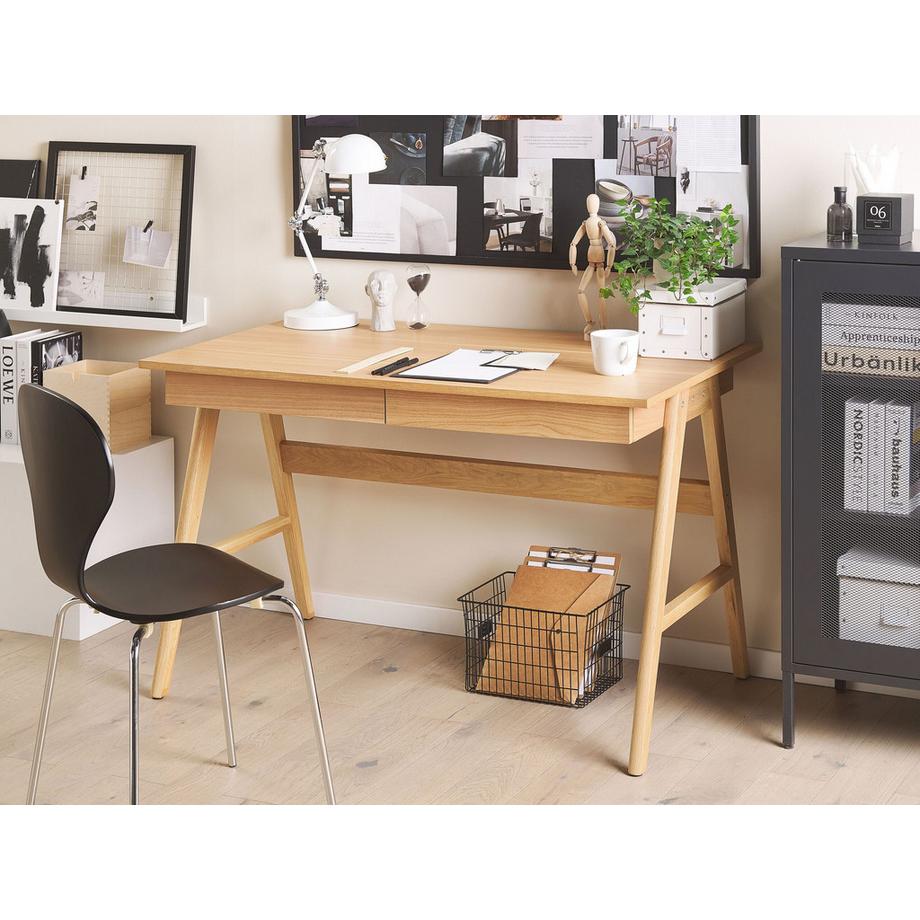 Beliani Schreibtisch aus MDF-Platte  SHESLAY  