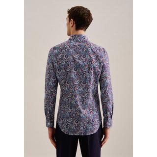 Seidensticker  Chemise Business Slim Fit Manche longue Paisley 