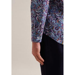 Seidensticker  Business Hemd Slim Fit Langarm Paisley 