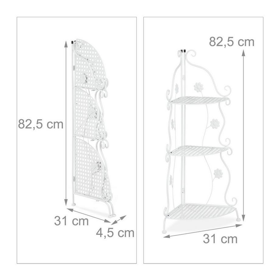 Northix Pflanzenständer aus Metall  