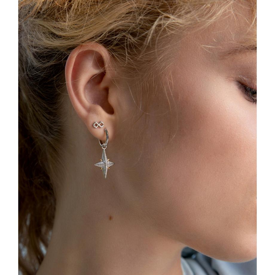 PHANTASYA  Boucles d'oreilles clous Infinity 2220 plaqué or 