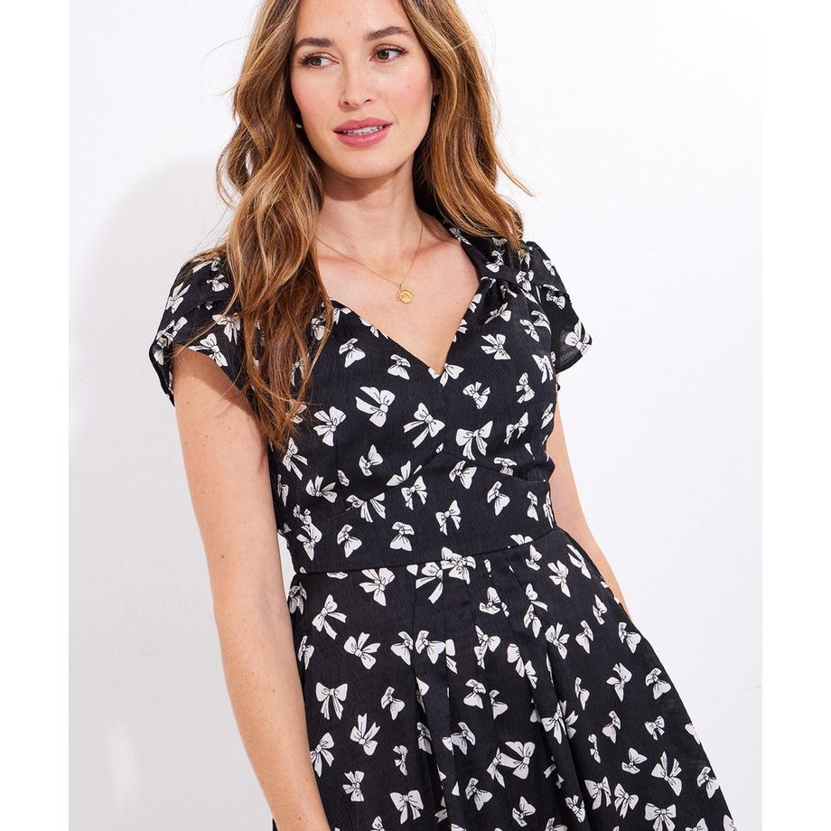 Joe Browns Knielanges Kleid Schleifenmuster  