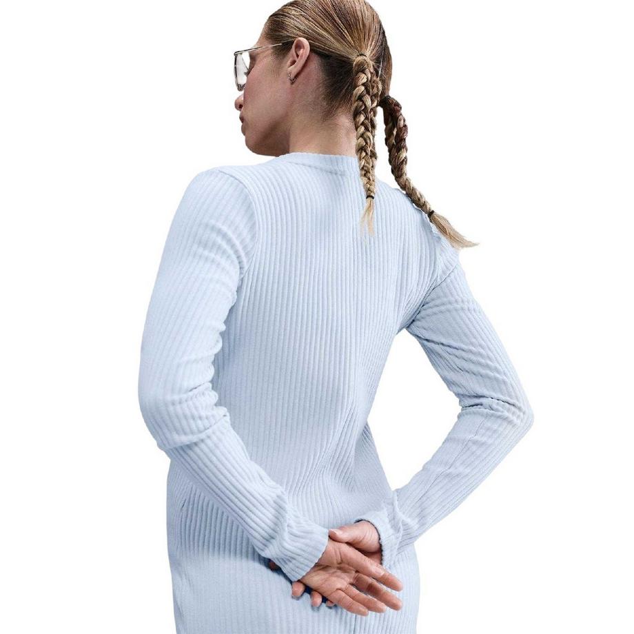 NIKE Cardigan tricoté à côtes avec col en V  