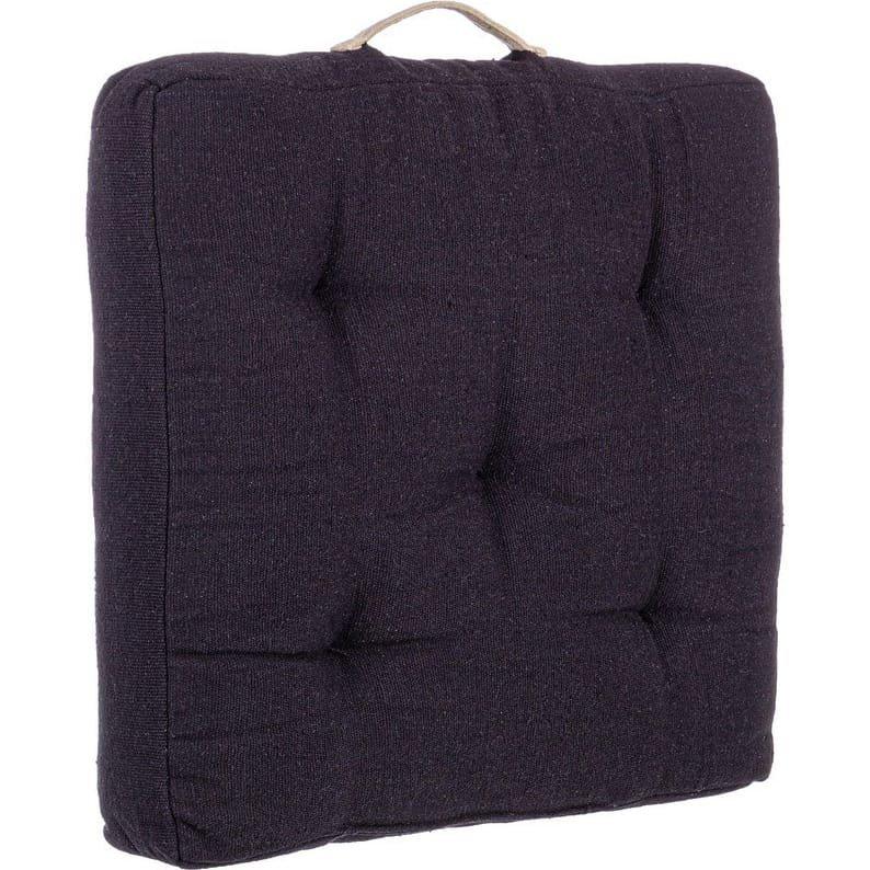 mutoni Coussin d'assise Mayuri noir  