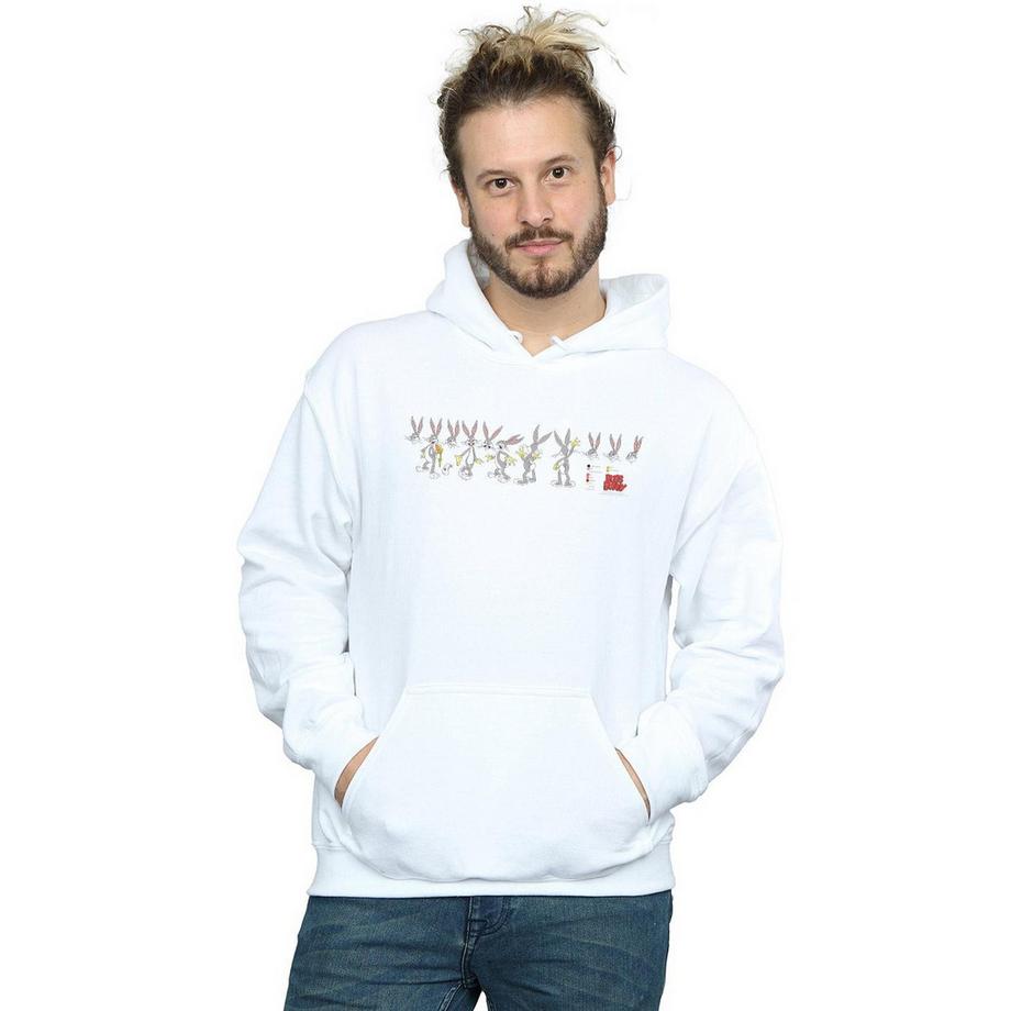 LOONEY TUNES Bugs Bunny Evolution Felpa con cappuccio  