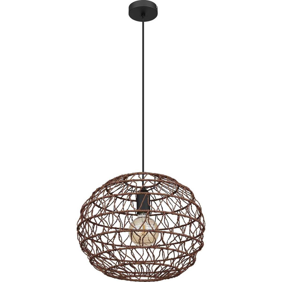 mutoni light Suspension Senni métal brun foncé 1xE27 39  