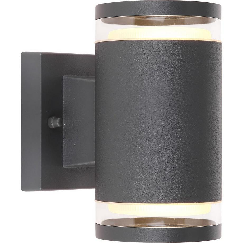 mutoni Aussenleuchte Alcala Aluminium anthrazit 2xGX53 LED  