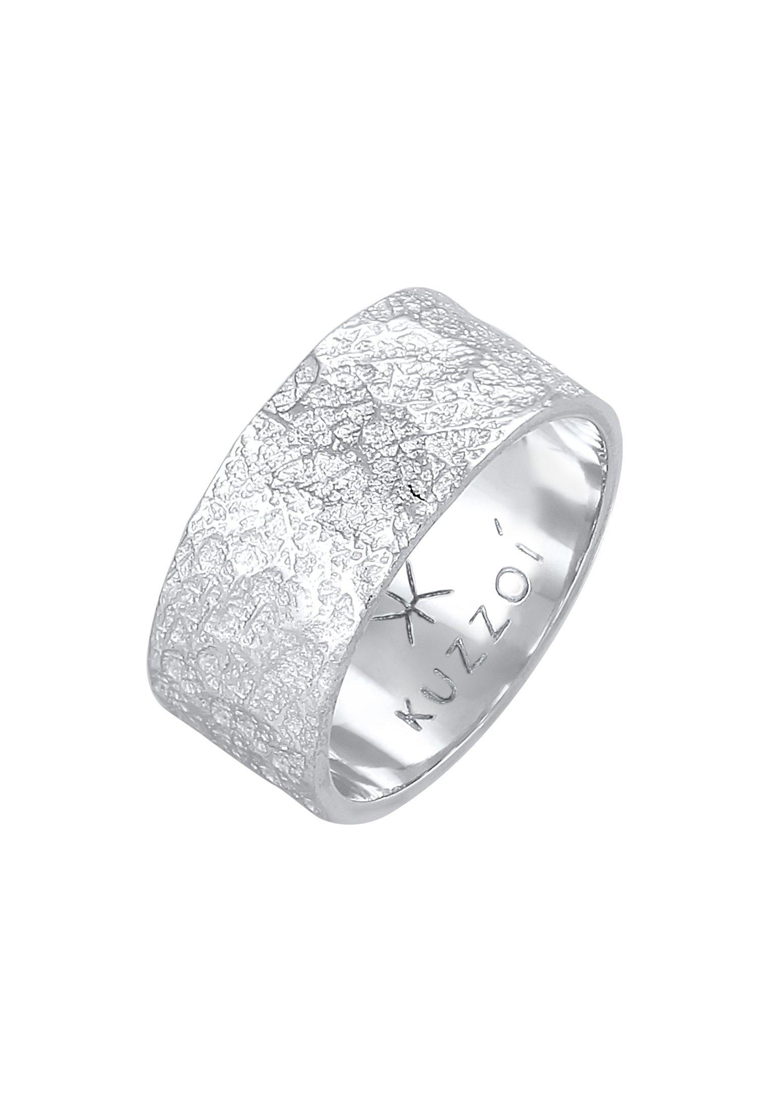 Kuzzoi Ring Bandring Organic Struktur 925 Silber | online kaufen - MANOR