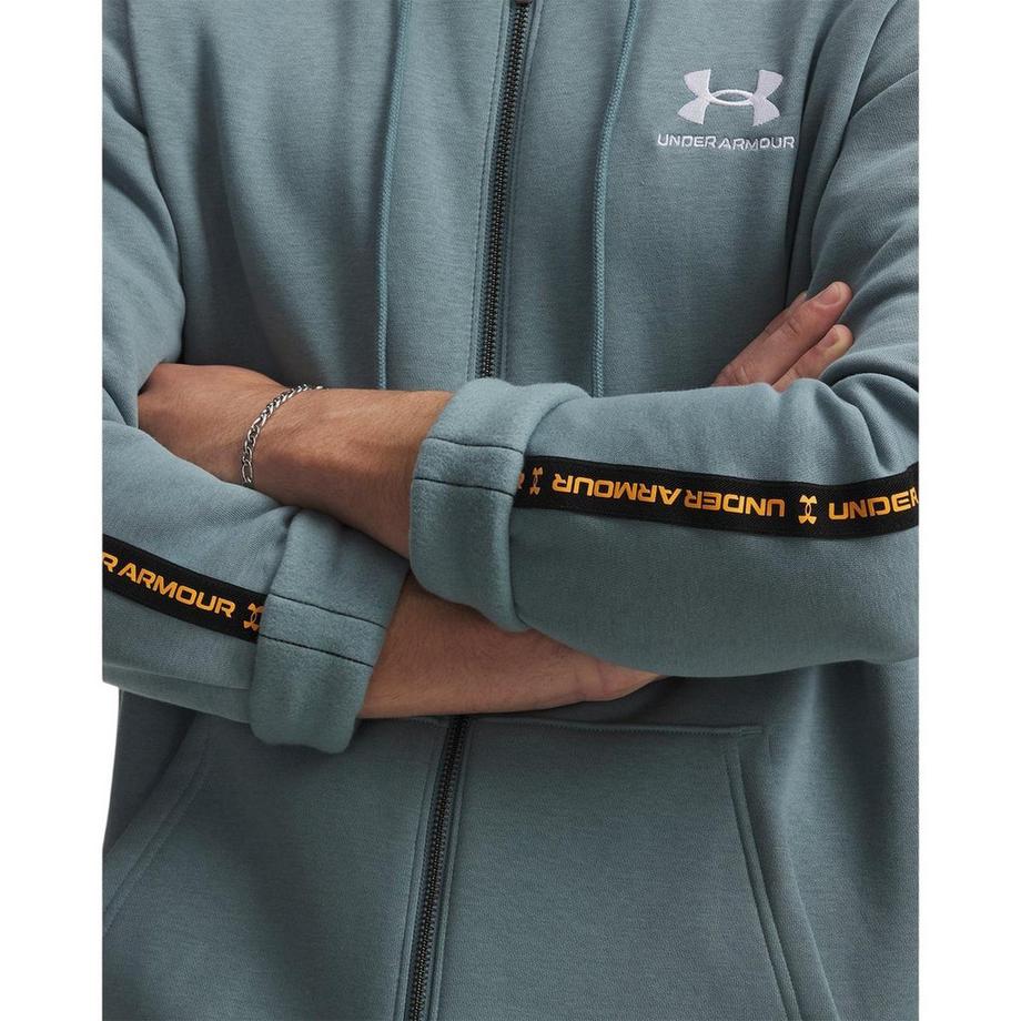 UNDER ARMOUR Veste À Capuche En Polaire Fermeture Éclair Intégrale Manches À Bandes  