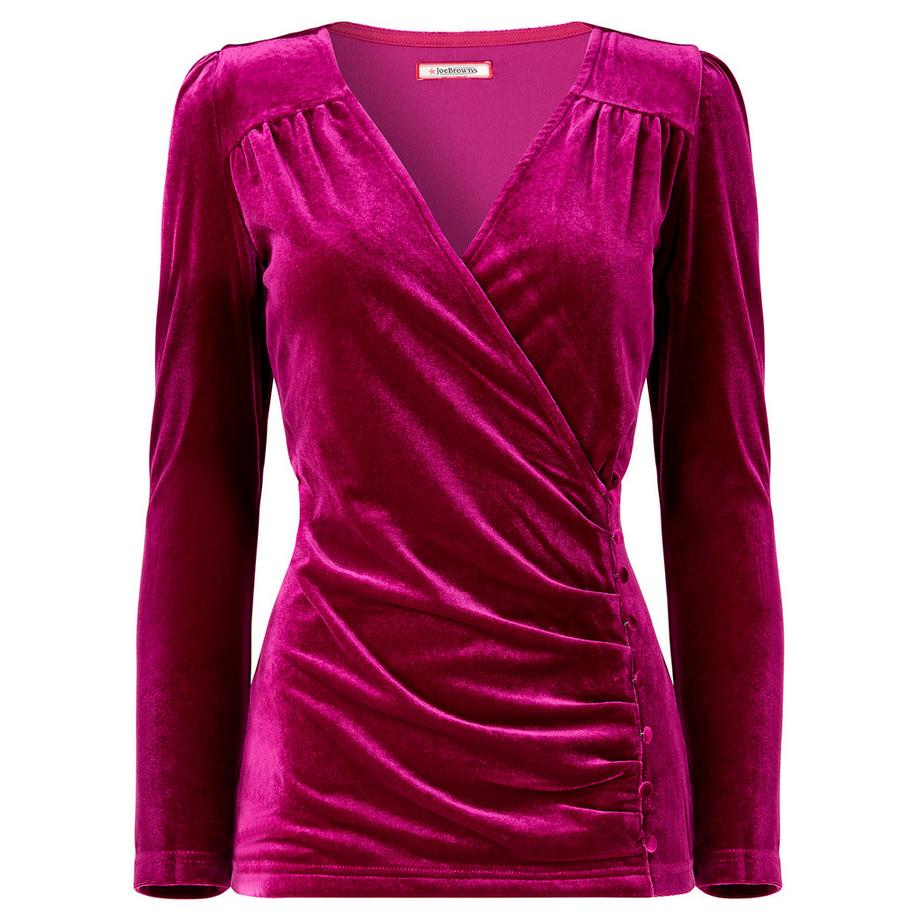 Joe Browns Top Velours Effet Cache-cœur  