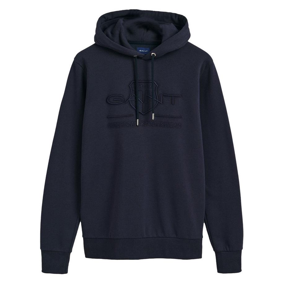 GANT Regular Tonal Shield Hoodie  